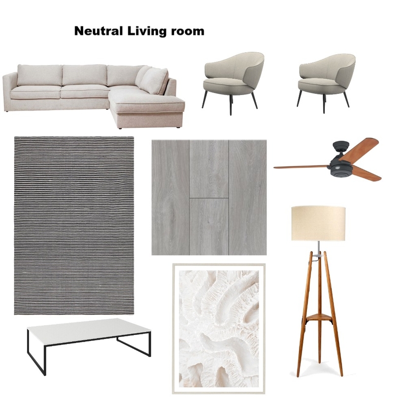 Neutral Living Room Mood Board by Matthewbehmer on Style Sourcebook
