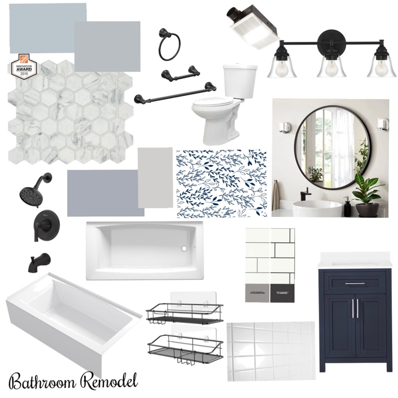 Bathroom Remodel Mood Board by vanoverallison7@gmail.com on Style Sourcebook
