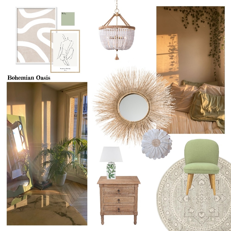 Bohemian Oasis Mood Board by Ciara Kelly on Style Sourcebook