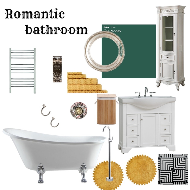 Romantic bathroom Mood Board by Dara Ra on Style Sourcebook