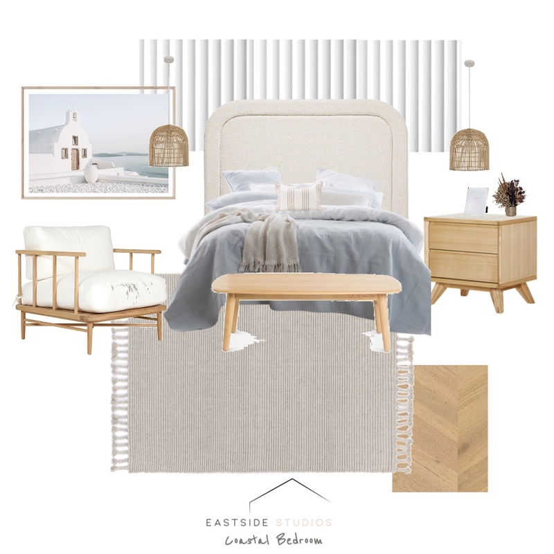 Coastal Bedroom Mood Board by Eastside Studios on Style Sourcebook