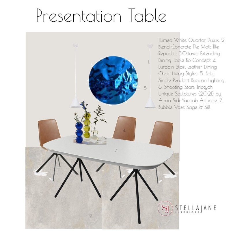Presentation Table Mood Board by StellaJane Interiors on Style Sourcebook