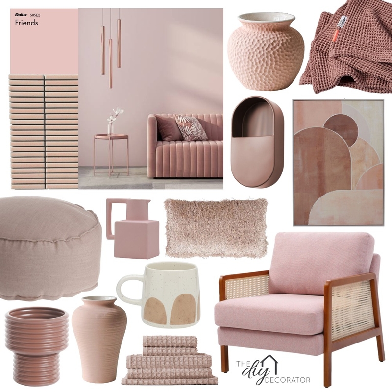 Pinks Mood Board by Thediydecorator on Style Sourcebook