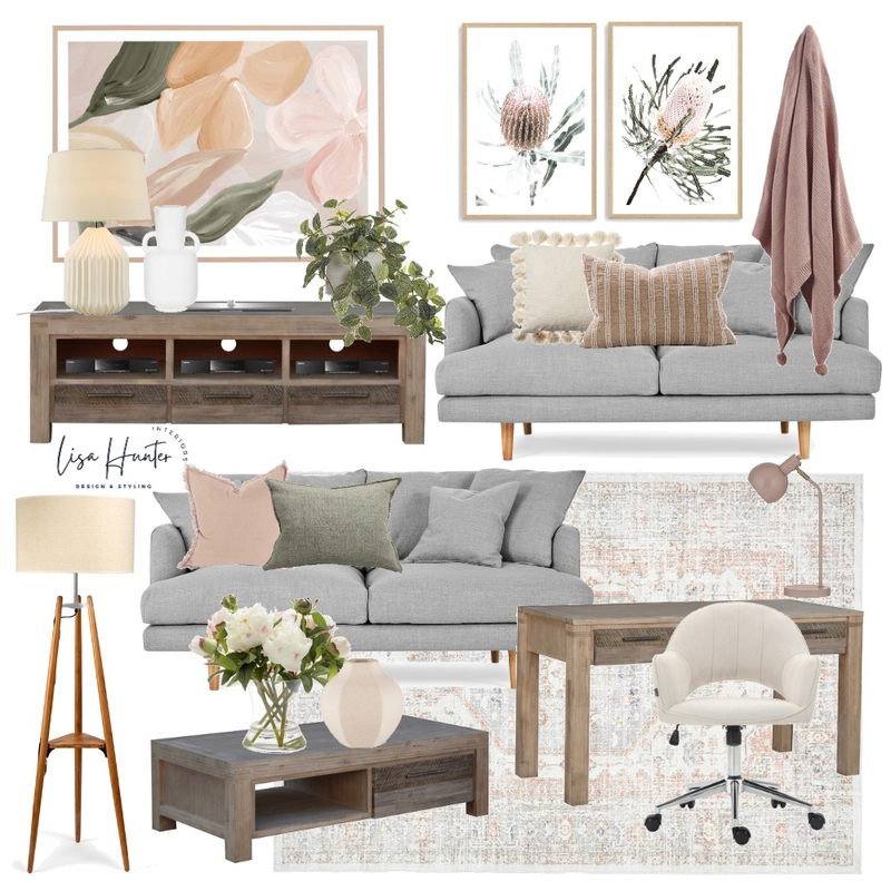 Living/Family Room - Julie Mood Board by Lisa Hunter Interiors on Style Sourcebook