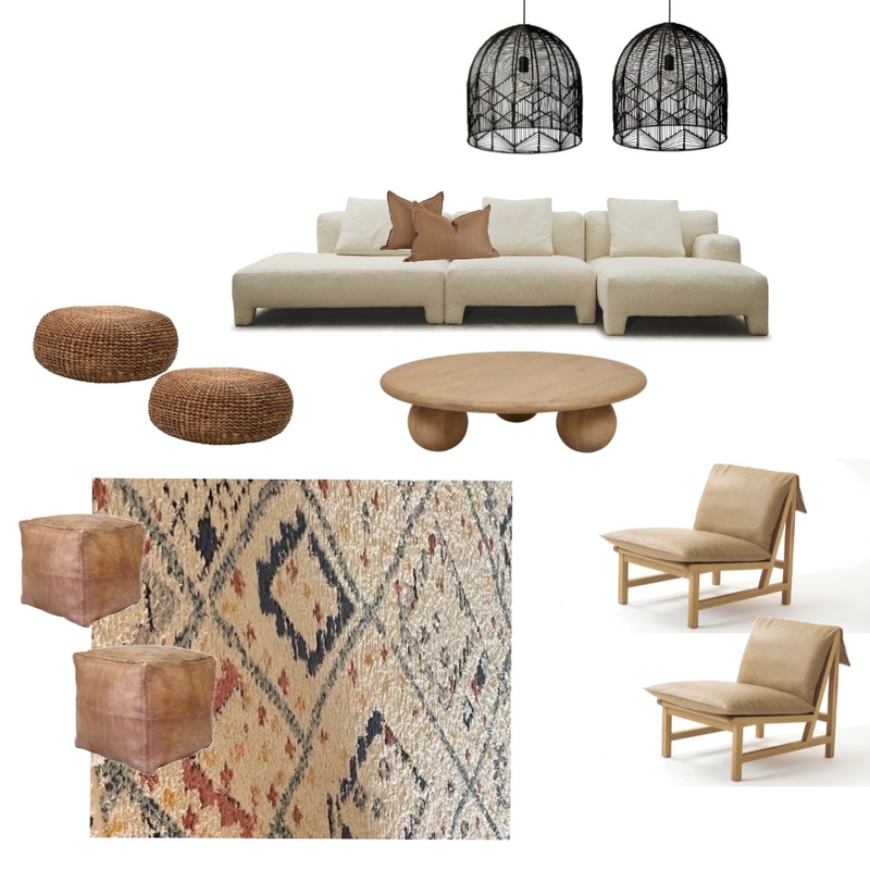 Abbotsleigh Living - Bruno Coffee Table + Cantaloupe Lounge Chair Mood Board by Insta-Styled on Style Sourcebook
