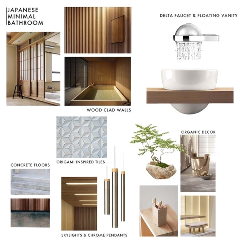 Japanese bathroom Mood Board by Nayansi Sinha on Style Sourcebook