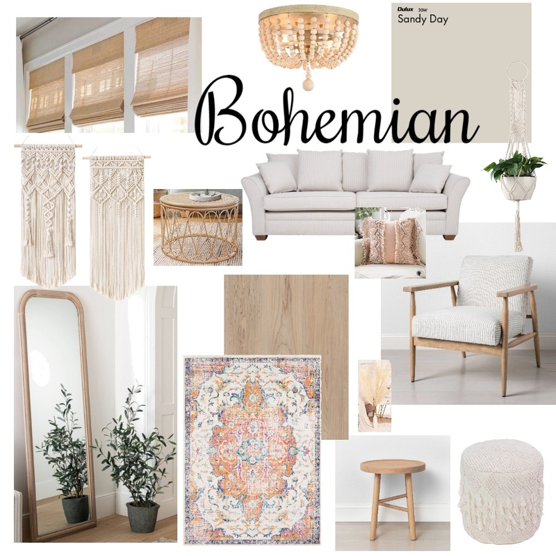 Bohemian Mood Board Mood Board by dimennakatie on Style Sourcebook