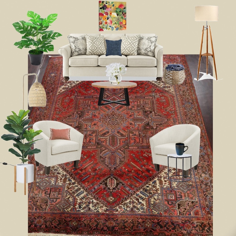 Living Room Big Rug Mood Board by Jaleh on Style Sourcebook