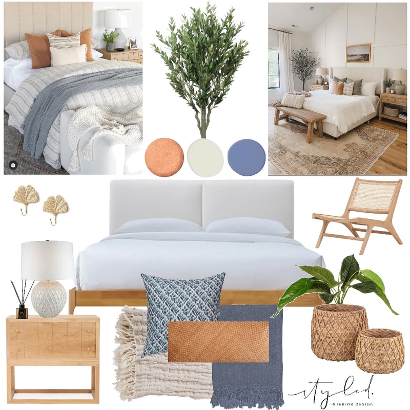 Guest Bedroom Mood Board by Styled Interior Design on Style Sourcebook