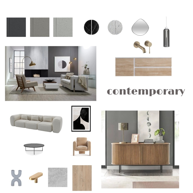 Contemporary Mood Board by Hampton Homes Adelaide on Style Sourcebook