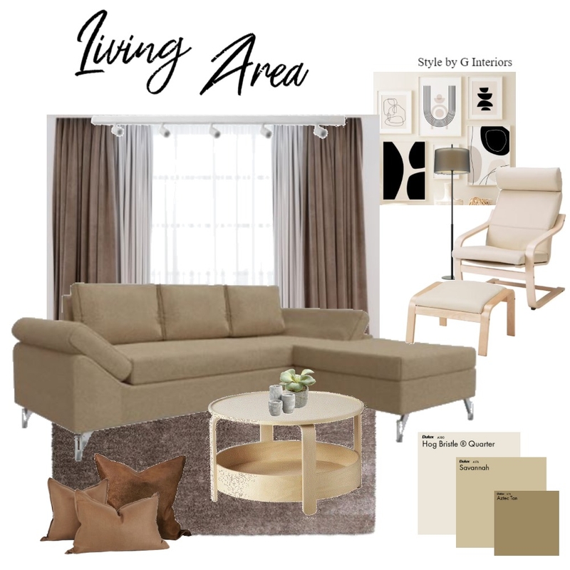 Neutral Living Area Mood Board by Gia123 on Style Sourcebook