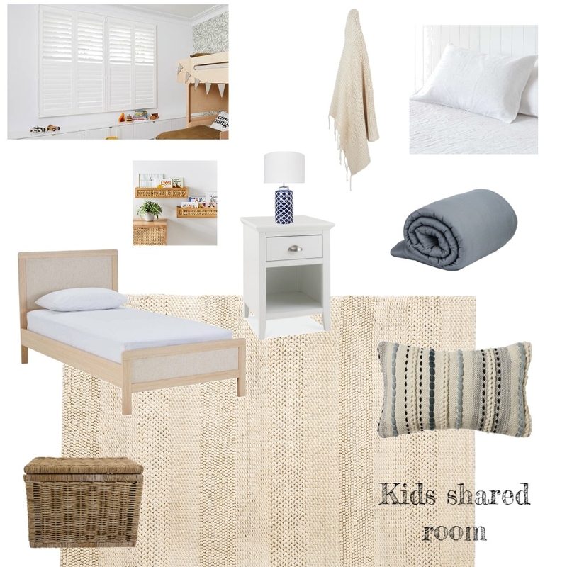 Kids shared neutral room Mood Board by Playing_with_my_style on Style Sourcebook