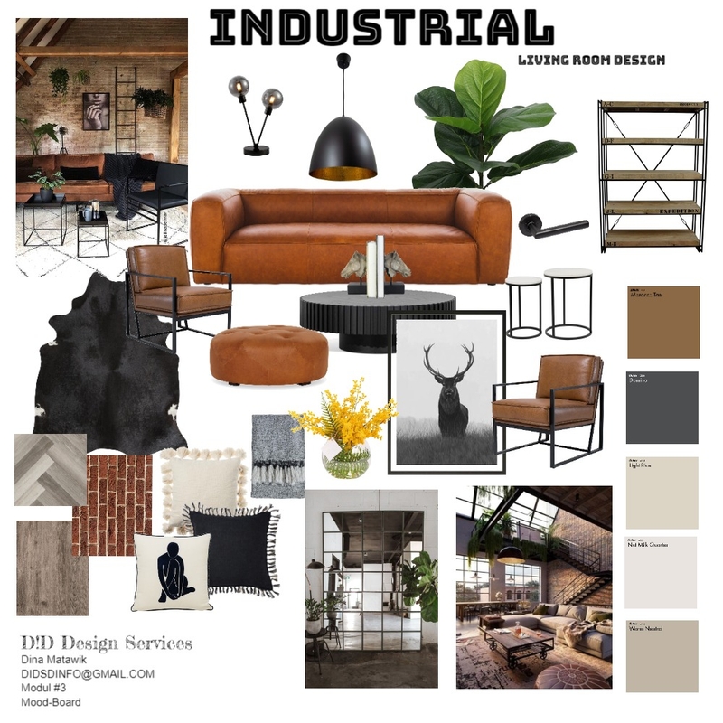 Industrial Mood board JAN-2022 Mood Board by D!D on Style Sourcebook