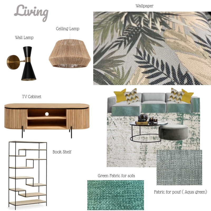 Megan Moodboard_Living Mood Board by Interior Design Algarve on Style Sourcebook