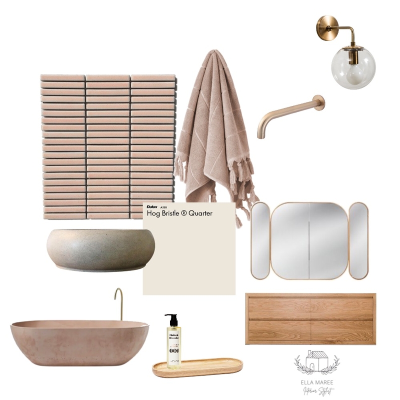 Peachy Clean Mood Board by Ella Maree Interiors on Style Sourcebook