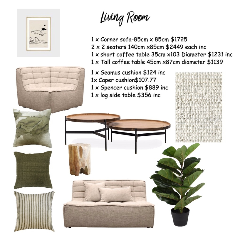 Nerine Living Room Mood Board by Leigh Fairbrother on Style Sourcebook