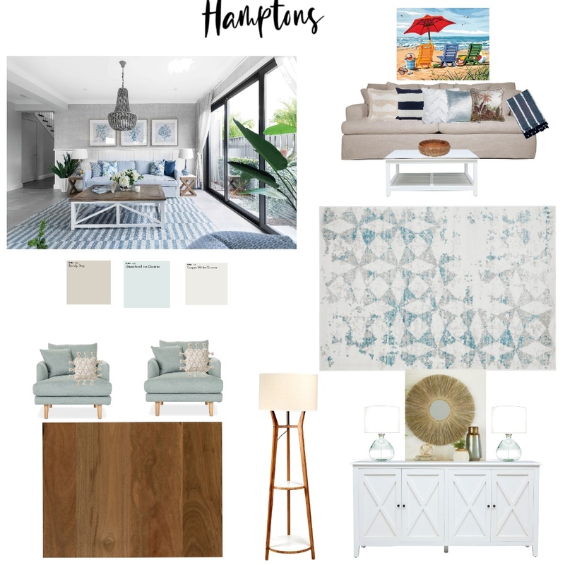 Hamptons Mood Board by Glavicmilena on Style Sourcebook