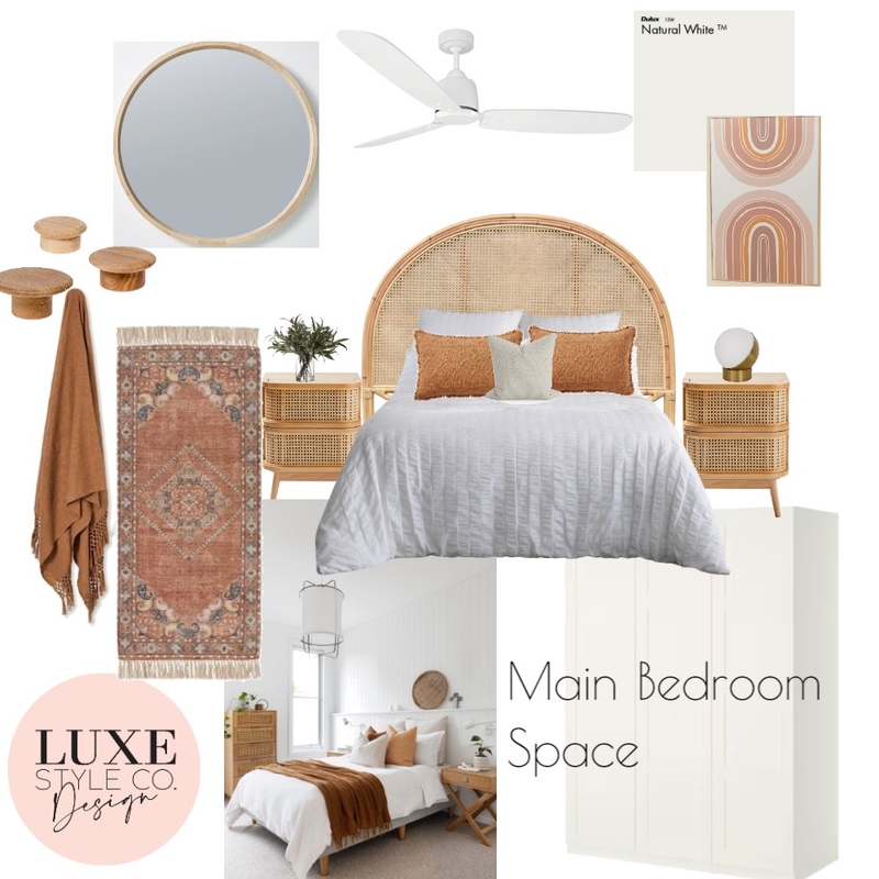 Main Bedroom Earthy colours Mood Board by Luxe Style Co. on Style Sourcebook