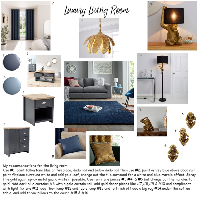 Luxury Living Room Mood-board Mood Board by jojo84 on Style Sourcebook