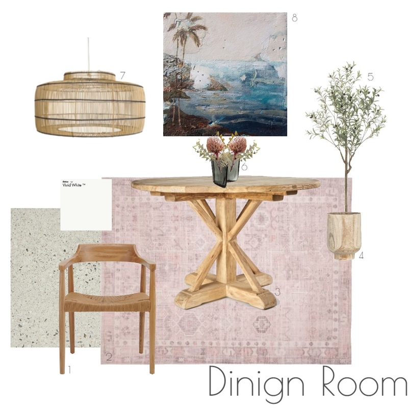 Dining sample board Mood Board by Ashleigh Charlotte on Style Sourcebook