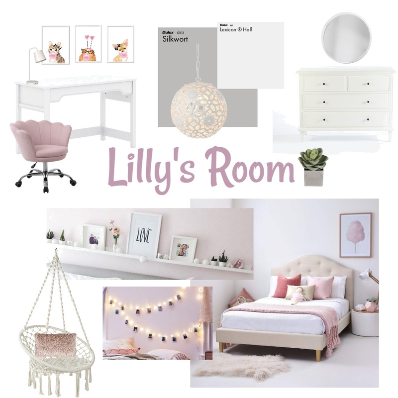 Girls bedroom Mood Board by Haven Interior Style on Style Sourcebook