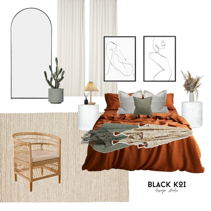 Avalon Bedroom 1 Mood Board by Black Koi Design Studio on Style Sourcebook