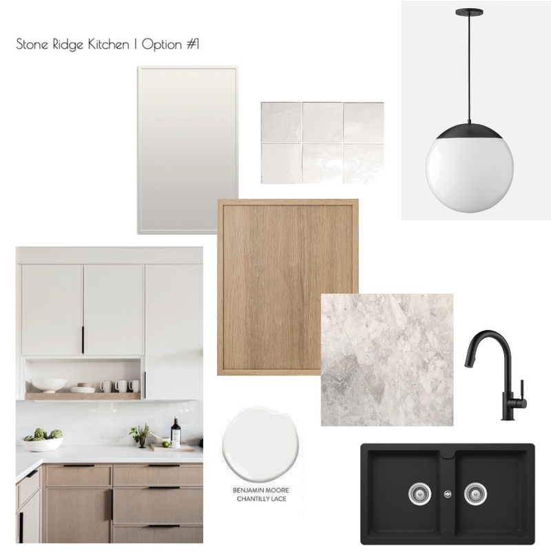 Stone Ridge Kitchen Option #1 Mood Board by hoogadesign@outlook.com on Style Sourcebook