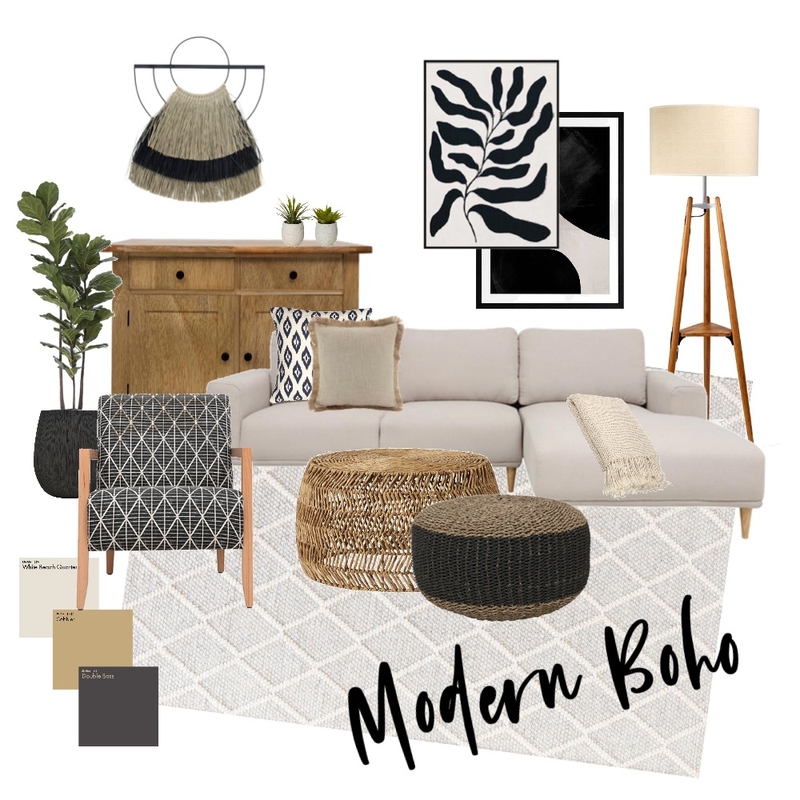 Modern Boho Mood Board by kristinaparker on Style Sourcebook