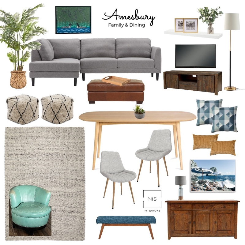 Amesbury - Living & Dining Mood Board by Nis Interiors on Style Sourcebook