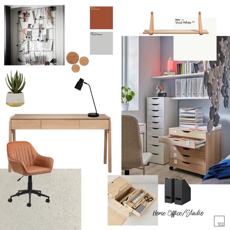Home Office/Studio Mood Board by Baico Interiors on Style Sourcebook