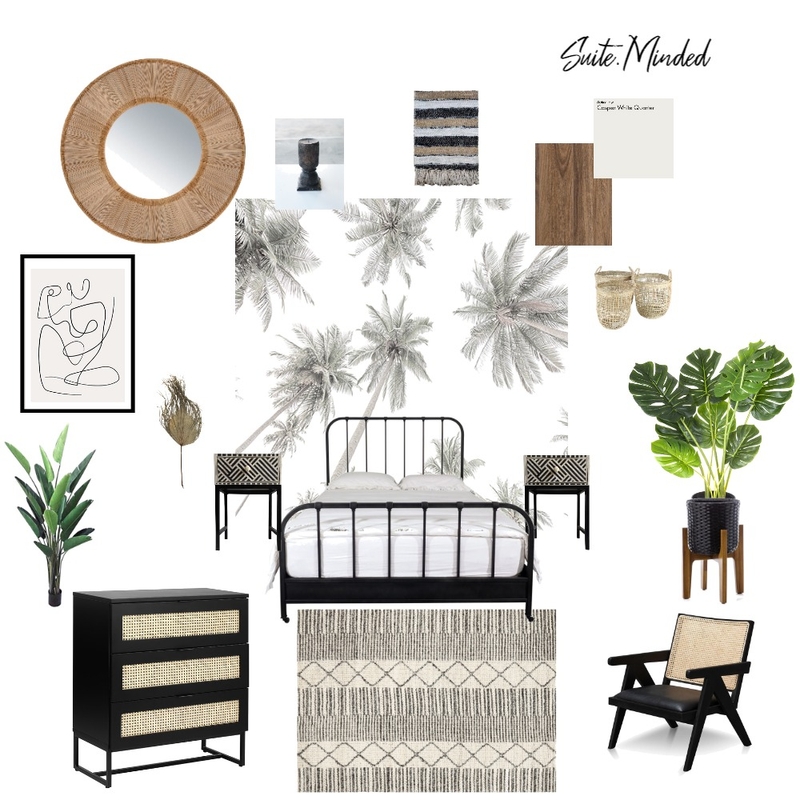 Boho bedroom Mood Board by Suite.Minded on Style Sourcebook