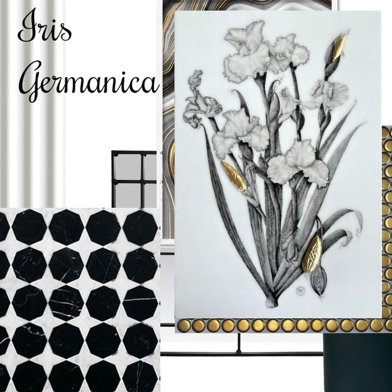 Iris Germanica Mood Board by andrea.moser@bigpond.com on Style Sourcebook
