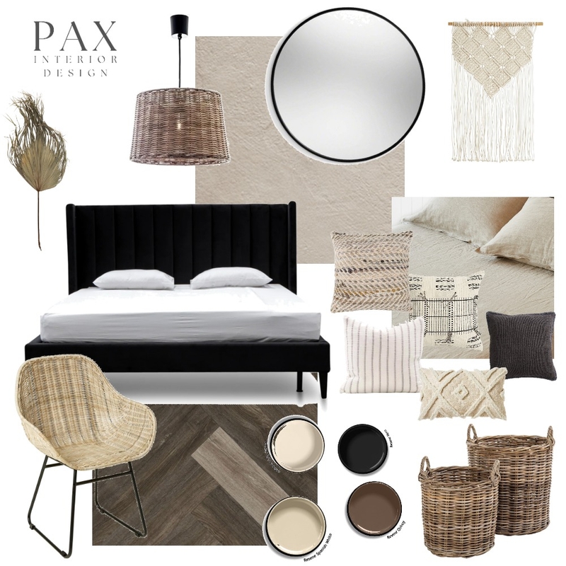 Wabi Sabi Bedroom Mood Board by PAX Interior Design on Style Sourcebook