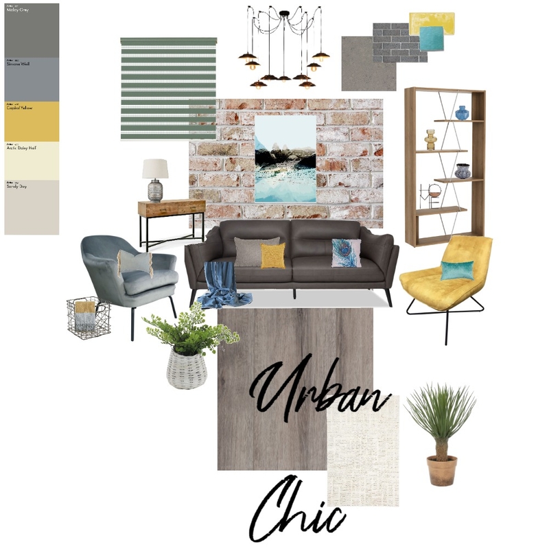 Urban Chic Living in Joburg Mood Board by Debz Dezign on Style Sourcebook