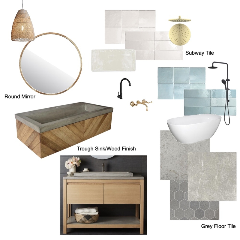 Hoyt Project | Bathroom Mood Board by _chelee_ on Style Sourcebook