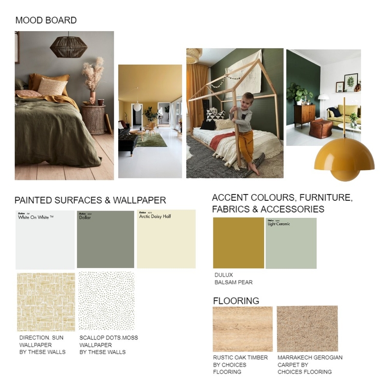 Sydney Terrace: Scheme 1 First Floor Colour Palette Mood Board by hemko interiors on Style Sourcebook