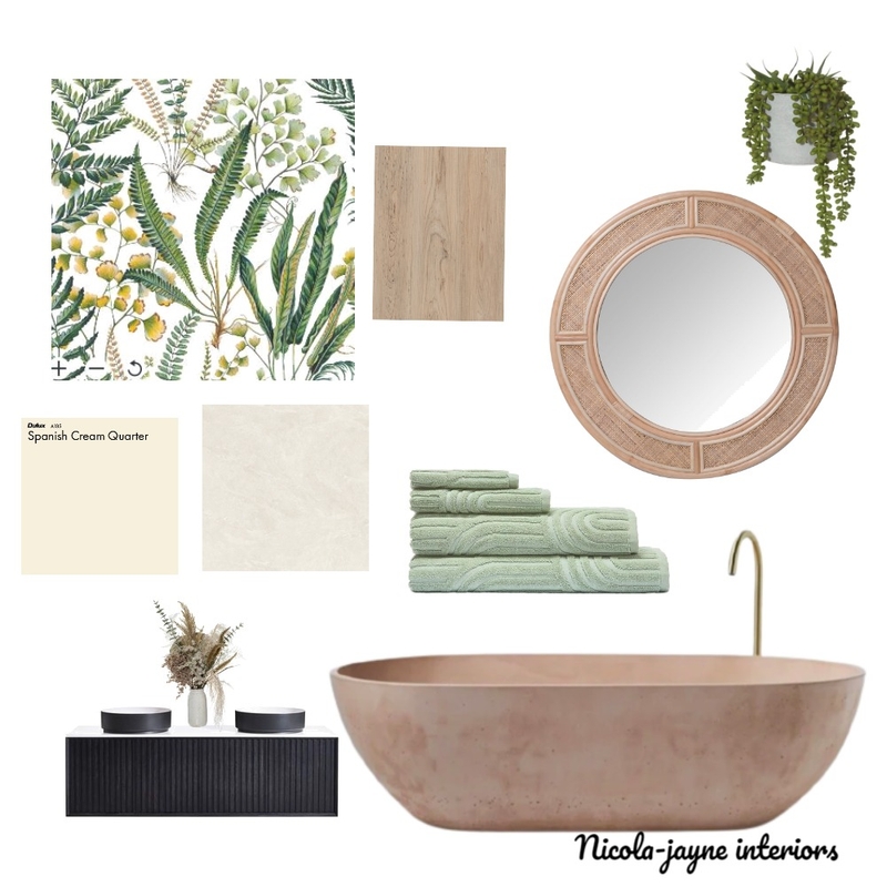 Relaxing bath time warm Mood Board by nicola harvey on Style Sourcebook
