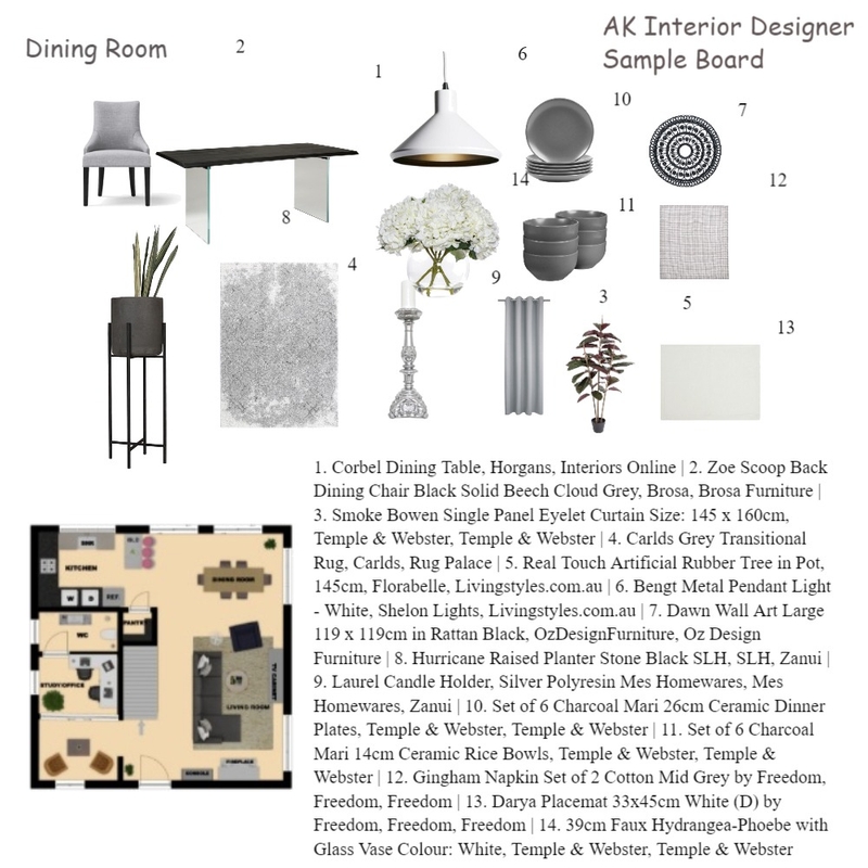 Interior Designer AK Sample Board Mood Board by Alphonsine Kamte on Style Sourcebook