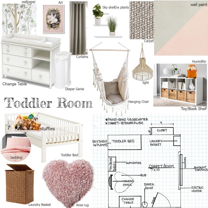 Toddler Room Mood Board by Rachele on Style Sourcebook