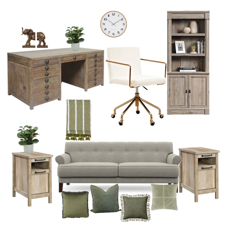 Study & Bonus Room Mood Board by undefined on Style Sourcebook