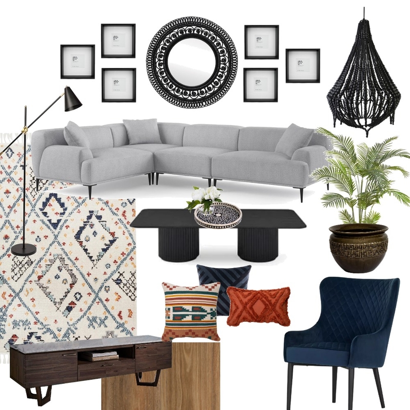 Lounge Wall Mood Board by The Lotus Creative on Style Sourcebook