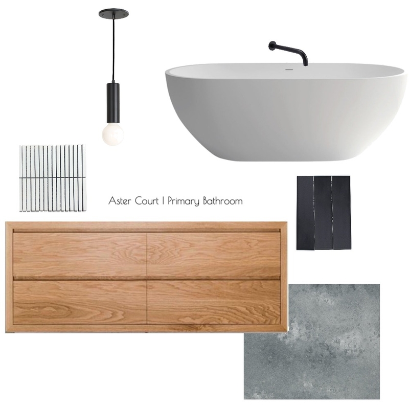 Aster Court I primary Bathroom Mood Board by hoogadesign@outlook.com on Style Sourcebook