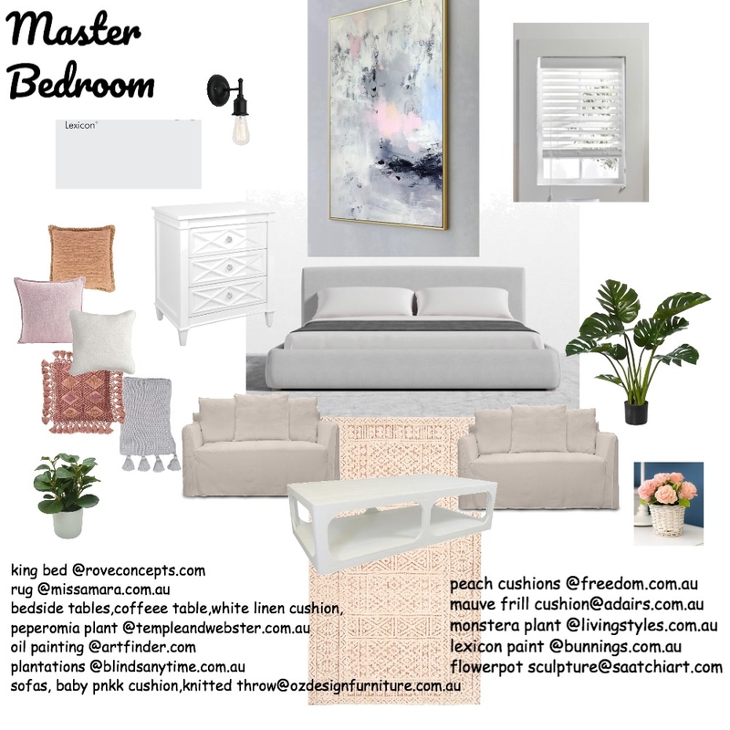 master bedroom 1 Mood Board by MichelleJones on Style Sourcebook