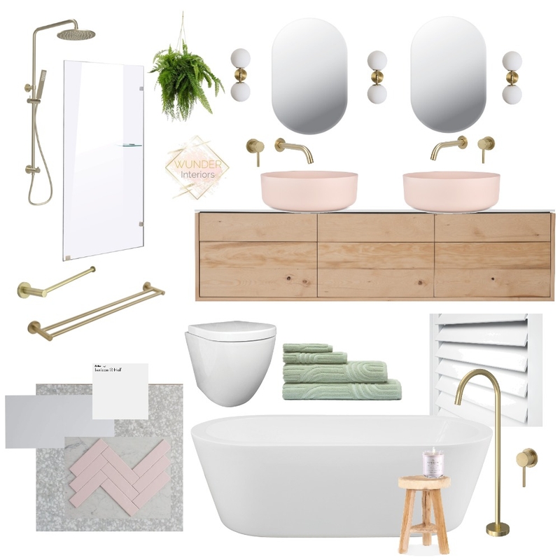 Bathroom Mood Board by Wunder Interiors on Style Sourcebook