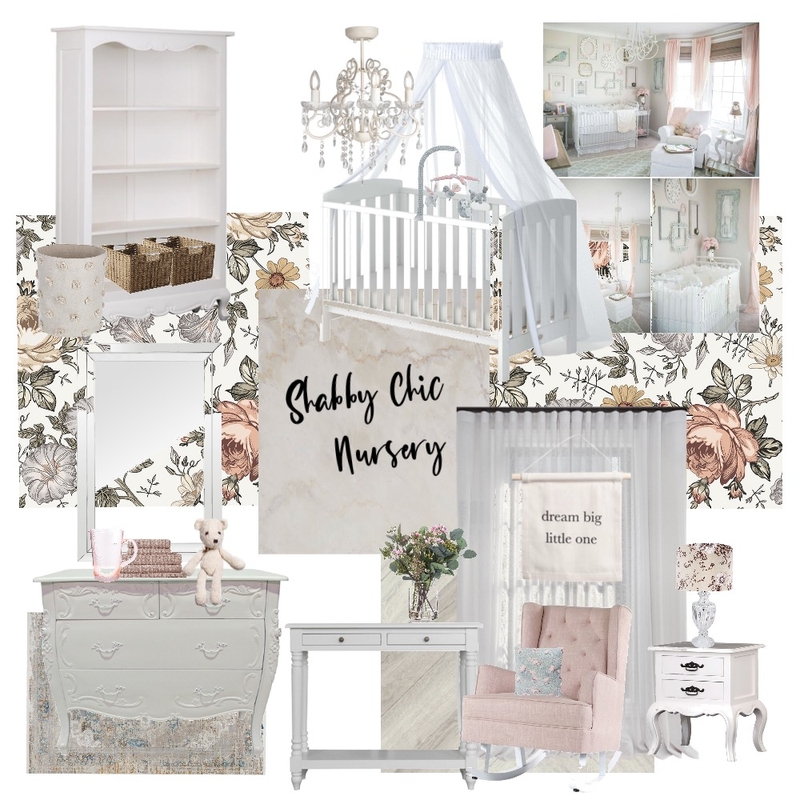 Shabby chic _nursery Mood Board by GK ESTÚDIO on Style Sourcebook
