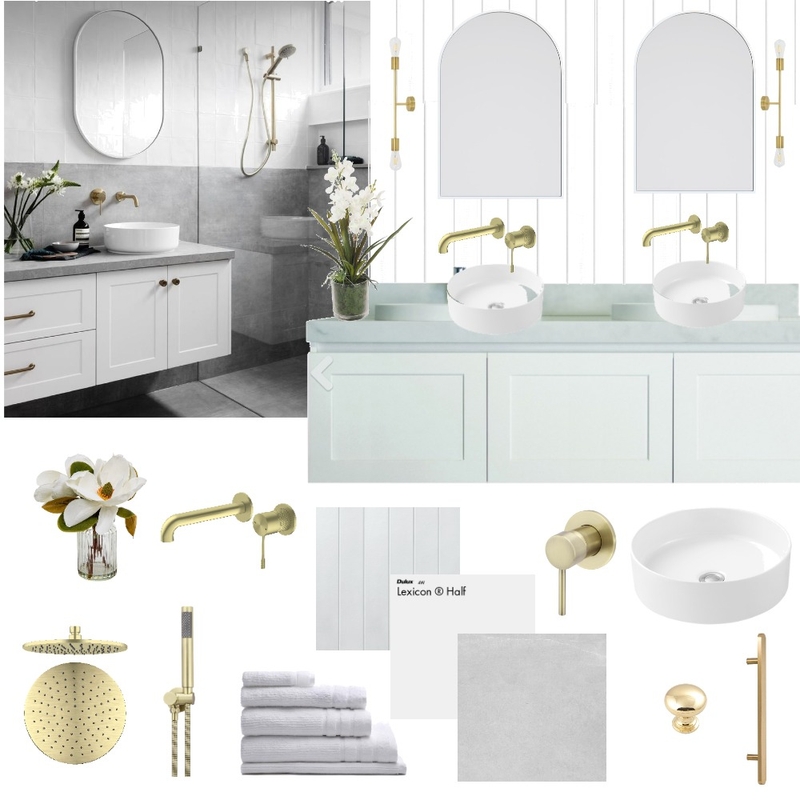 Steve ensuite concept 3 Mood Board by Olive House Designs on Style Sourcebook