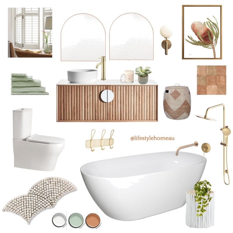 IDI Assignment Ensuite Mood Board by Styled By Leigh on Style Sourcebook