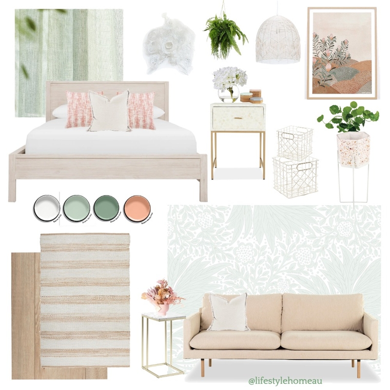 IDI Assignment Main Bed Mood Board by Styled By Leigh on Style Sourcebook