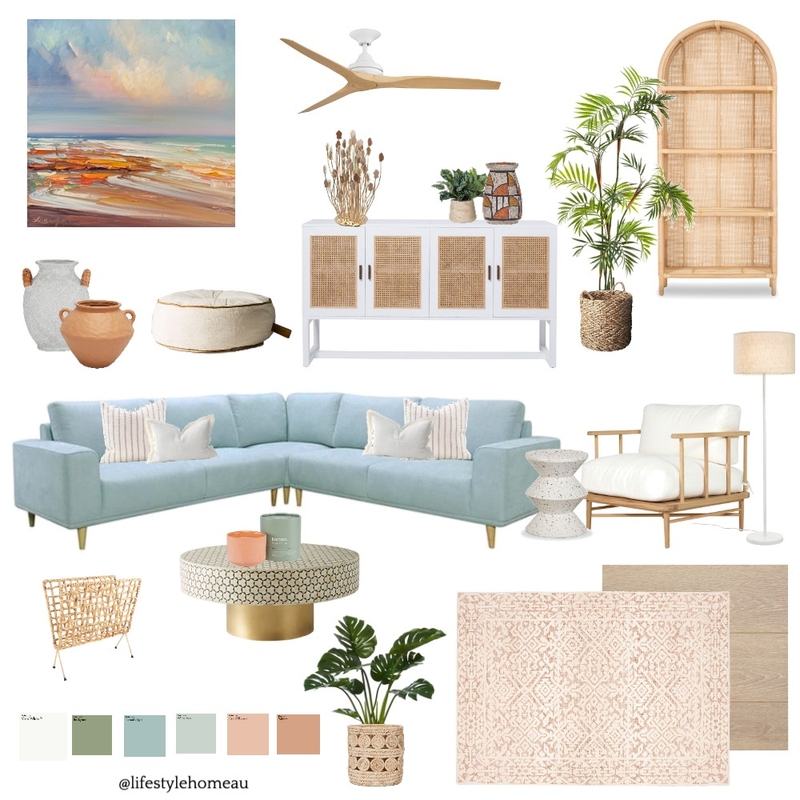 IDI Assignment Living Room Mood Board by Lifestylehomeau on Style Sourcebook