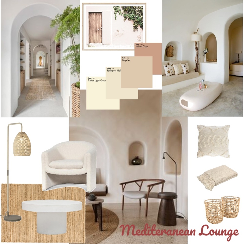 Mediterranean Lounge Mood Board by BethLewison on Style Sourcebook